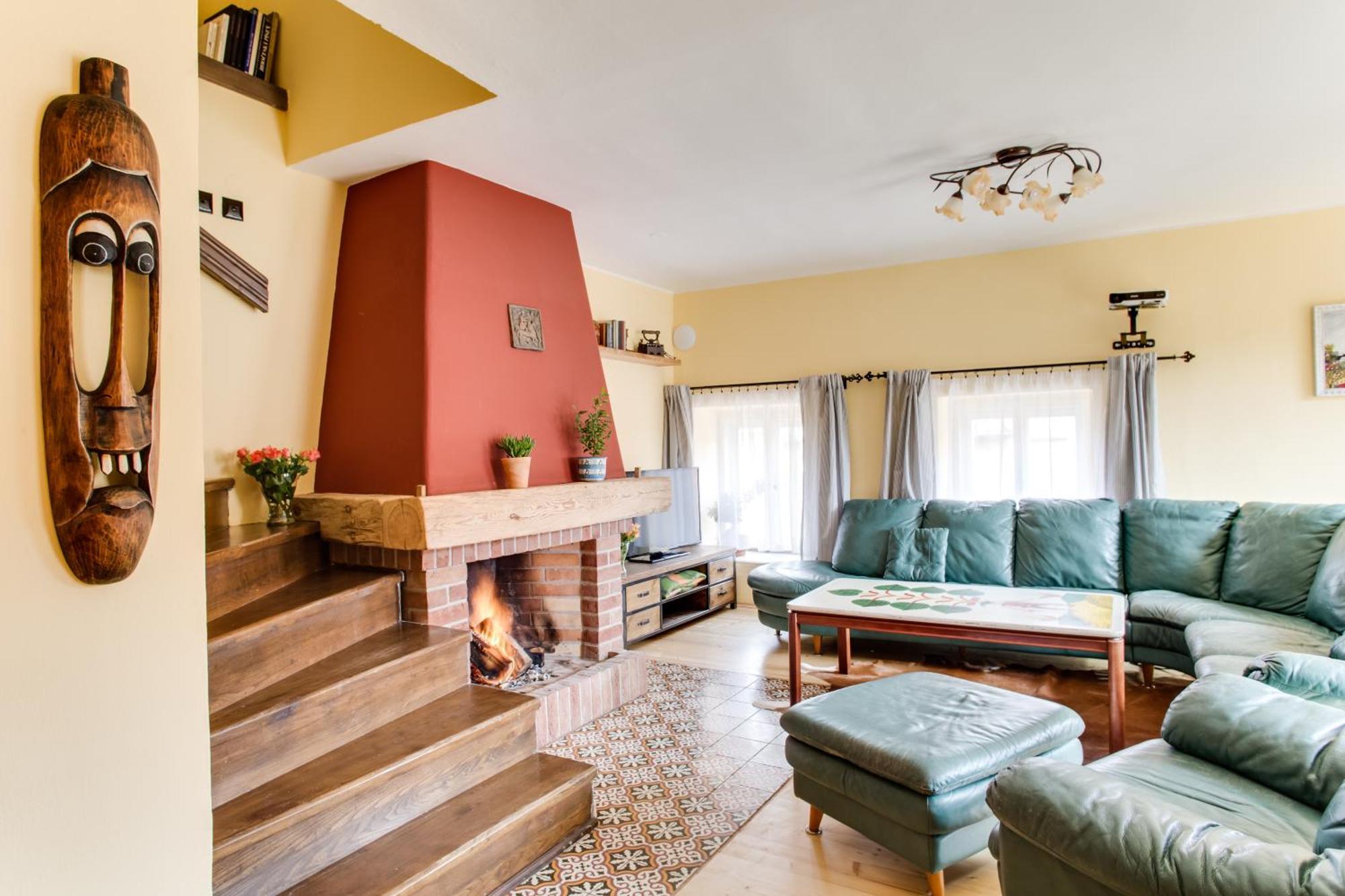 Amazing 5 Bedroom House Krumlov 82 - 4 Min Walk To Main Square เชสกี้ครุมลอฟ ภายนอก รูปภาพ